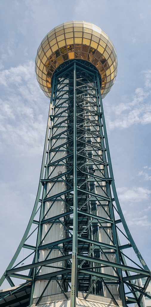 The Sunsphere at World’s Fair Park - Knoxville Tennessee